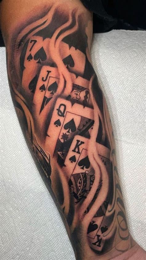 Bold and Intriguing Gambling Tattoo Sleeve Ideas .